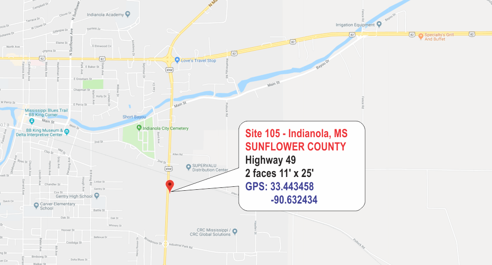 105 Sunflower County Indianola